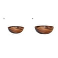 thumbnail image 3 of Opolski Household Round Wooden Fruit Salad Bowl Dinnerware Basin Container Kitchen Tool, 3 of 8