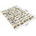 thumbnail image 4 of Cartoon Construction Vehicles Stars White Pattern Blanket,Comfortable Soft Flannel Throw Blanket,All Season,Warm Lightweight Blankets for Sofa Bed Couch Living Room Chair,40"x50", 4 of 4