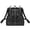 PU - Black, variant on Women Denim Crossbody Handbag Purse Kiss Lock Vintage Clutch Evening Bag Top Handle Shoulder Satchel Bags, Navy Blue
