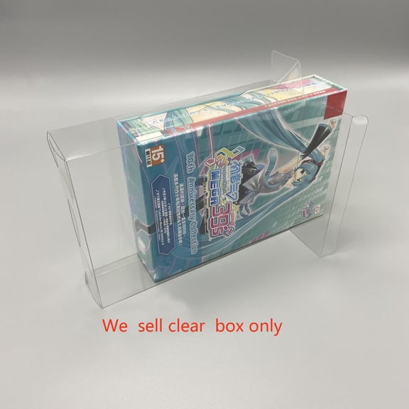 FOR Clear transparent For Hatsune Miku 39s Limited Edition Collection Clear storage protective Display