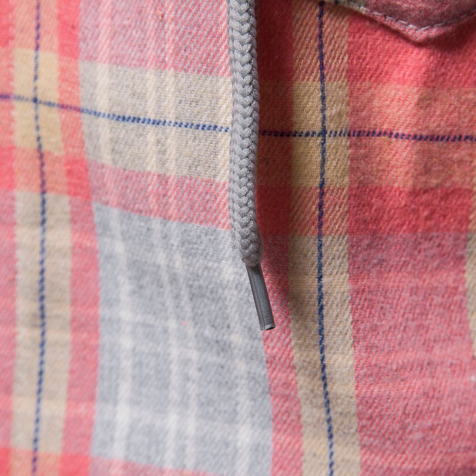 TMOYZQ Mens Big & Tall Flannel Hoodie Drawstring Hooded