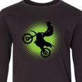 thumbnail image 4 of Inktastic Motocross Rider Freestyle Sports Long Sleeve Youth T-Shirt, 4 of 5