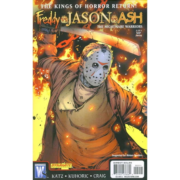 Collectible Freddy vs. Jason vs. Ash: The Nightmare Warriors #2 VF ; WildStorm Comic Book