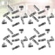 thumbnail image 3 of 50pcs 5x25 Heavy Duty bisagra cilíndrica bisagras del resorte metal creativo Bisagra para caja de joyería (plata), 3 of 6