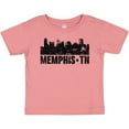 thumbnail image 3 of Inktastic Memphis city Skyline with Grunge Boys or Girls Baby T-Shirt, 3 of 5