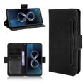 thumbnail image 1 of Funda tipo cartera de cuero sintético compatible con Asus Zenfone 8, con ranuras para tarjetas desmontables, función atril y tapa magnética., 1 of 5