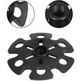 thumbnail image 3 of Panier Flocon de Neige + 5 Pcs Bâton de Marche Flocon de Neige Bâton de Randonnée Panier Embouts de Bâton en Caoutchouc Capuchons de Bâtons de Randonnée Couvre-Chef pour Randonnée Camping Escalade, 3 of 5