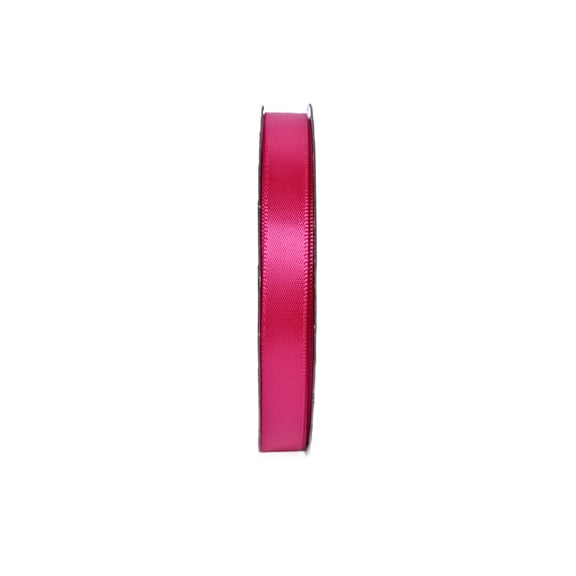 Gwen Studios 3/8" Hot Pink Satin Ribbon, 7 Yards