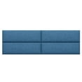 Fanelist Image Jaxx Panelist Modern Padded Headboard - Set of 4 Wall Mounted Panels ...