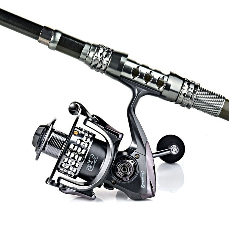 Sougayilang Portable Telescopic Fishing Rod Reel Combos Carbon Fiber