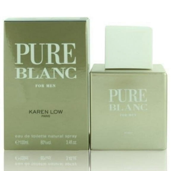 Pure Blanc by Karen Low for Men - 3.4 oz EDT Spray