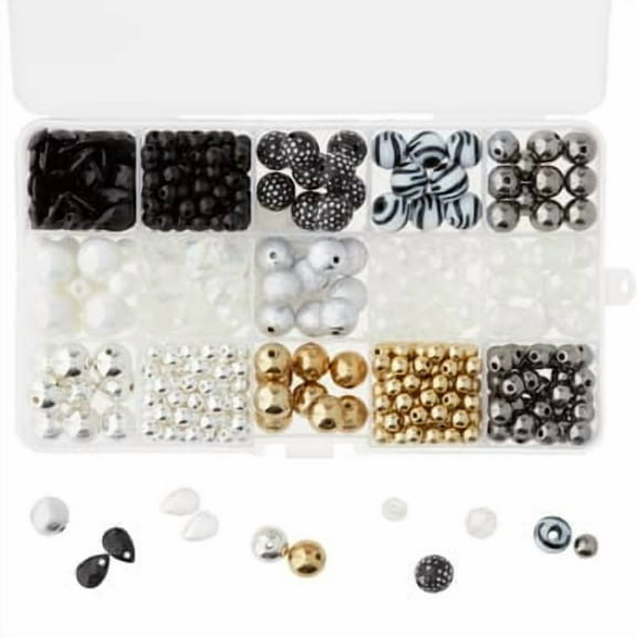 12 Pack: Rock Star Crafting Beads Box by Bead Landing