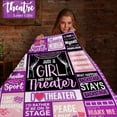 thumbnail image 2 of Theater Gifts for Girls Women Musical Theater Gifts Drama Gifts for Actors Broadway Gifts Cozy 50x60 Theater Blanket Gift for Theater Lovers Ideal, 2 of 6