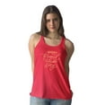 thumbnail image 2 of Friendship Day Orange Letters Racerback Tank Women -Image by Shutterstock, Female x-Small, 2 of 4
