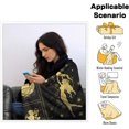 thumbnail image 4 of Aquarius Gifts for Men Women,Aquarius Sherpa Blanket,Astrology Gifts Zodiac Gifts Aquarius Birthday Gifts for Aquarius Women,Horoscopes Gifts Double Layer Fabric Warm Blankets,60" X 50", 4 of 5