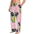 thumbnail image 2 of Haiem Panda Avocado Men's Pajama Pants Ultra Lightweight Pjs Bottoms Sleepwear Bottom Pants with Pocket Drawstring-Small, 2 of 9