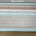 thumbnail image 6 of Ambesonne Aqua Place Mats Set of 4, Horizontal Stripes Lines, Standard Size, Seafoam Umber and White, 6 of 6