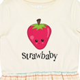 thumbnail image 4 of Inktastic Cute Strawberry Strawbaby Girls Toddler Dress, 4 of 5