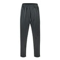 thumbnail image 2 of Mens Pants Loose Stripe Straight Leg Chinos Trendy Casual Elastic Waist Workwear Pants Cargo Pants, 2 of 7