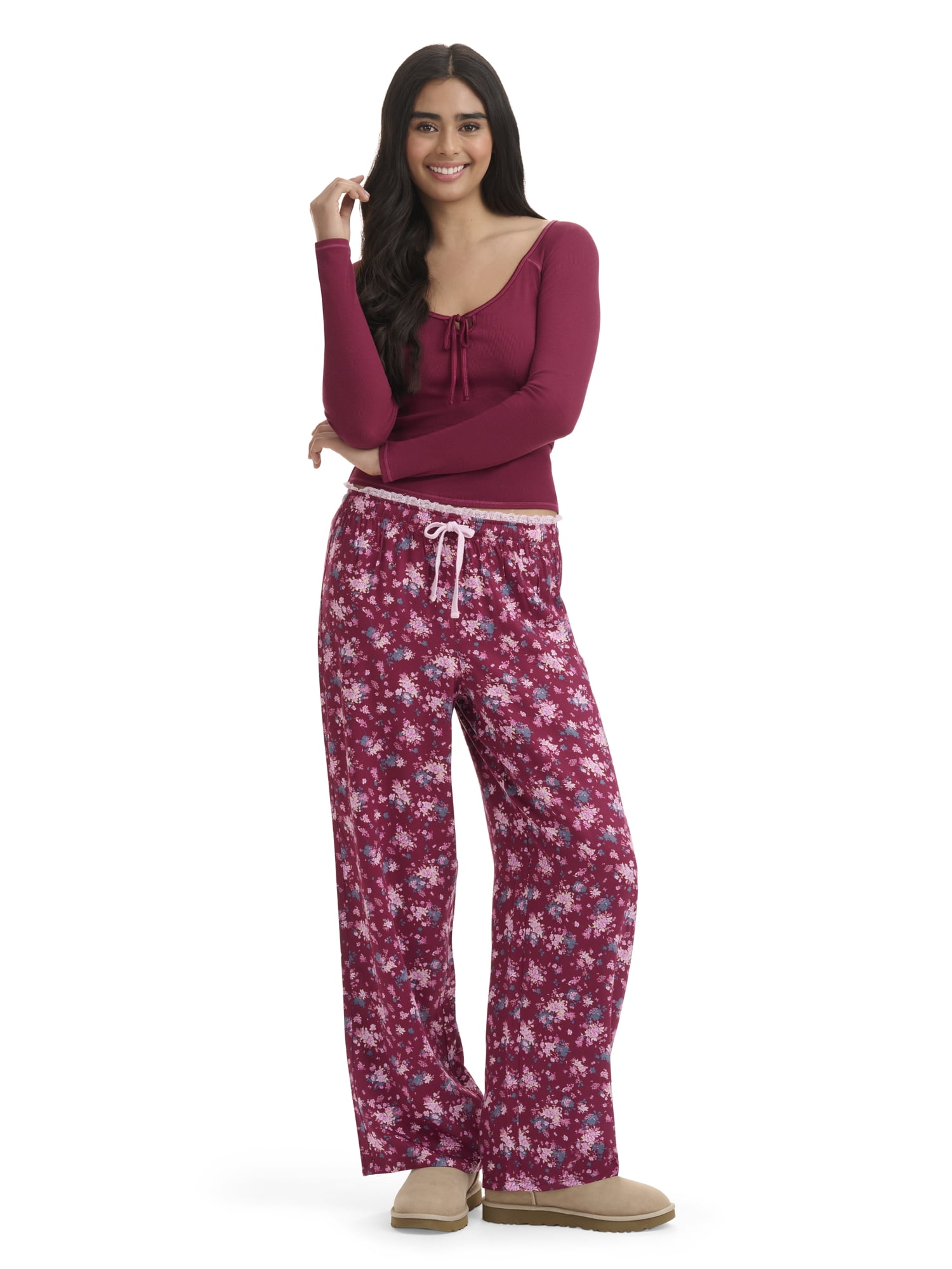 Mills by Millie Bobby Brown Women's Sleep Long Sleeve Top, Sizes XS-XXXL