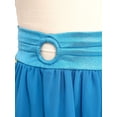 thumbnail image 6 of Aislor Belly Dance Pants Satin Tribal Baggy Pants Arabian Princess Cosplay for Halloween Carnival Blue 16, 6 of 7