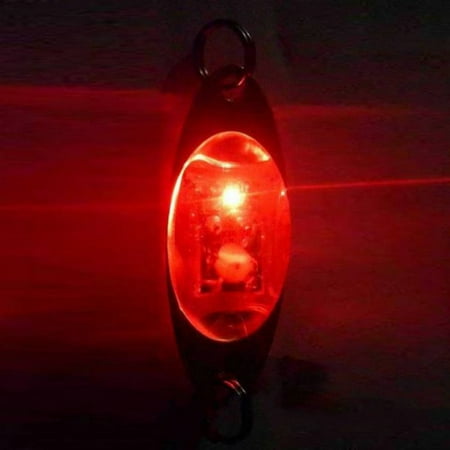 3PCS LED Fishing Lures Kit Deep Drop Fishing Lights LED Fishing Spoons Underwater Flasher Diamond Lights Trolling Lures Halibut Rig