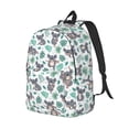thumbnail image 2 of Yiaed Bears and Tropical Leaves Print Backpack, Premium Laptop Backpack, Travel Backpack for Women, Lightweight Backpacks, Comfortable Back Pack-Small, 2 of 5