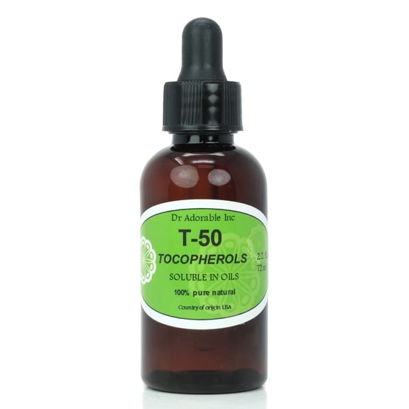 Dr.Adorable - VITAMIN E SOLUBLE IN OILS TOCOPHEROLS T-50 Natural 2 oz
