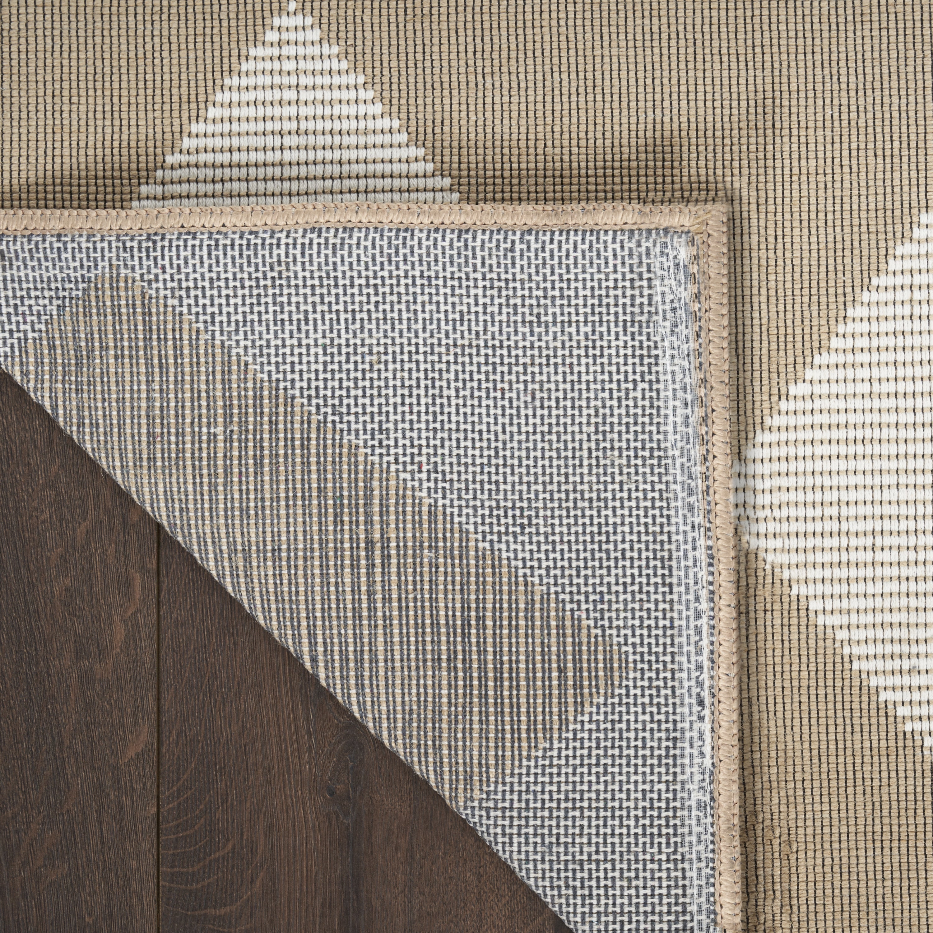 Nourison Washable Modern Jute Modern Natural Ivory 7'10" x 9'10" Area Rug (8x10)