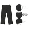 thumbnail image 3 of 3 Pack Boy's Stretch Slim Fit School Uniform Chino Pants, 3 of 7