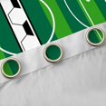 thumbnail image 4 of Erosebridal Letter T Monogrammed Blackout Curtains Set of 2 (52x84 Each),Green White Black Window Curtains For Kids Boys, 4 of 7