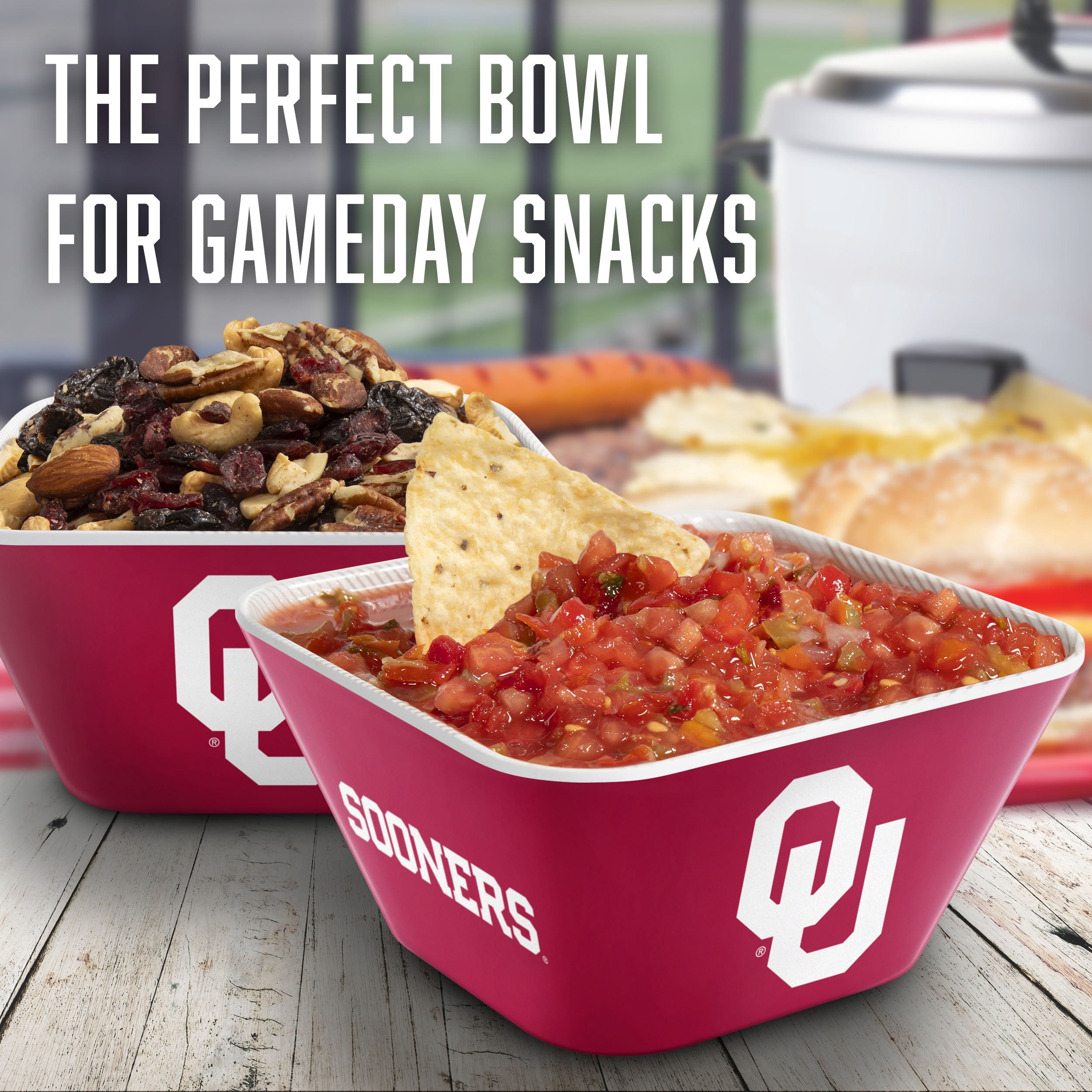 YouTheFan NCAA Oklahoma Sooners Small Snack Bowl