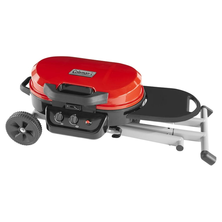 Coleman, Standup Propane Gas Grill, 225 sq in, Red - Walmart.com