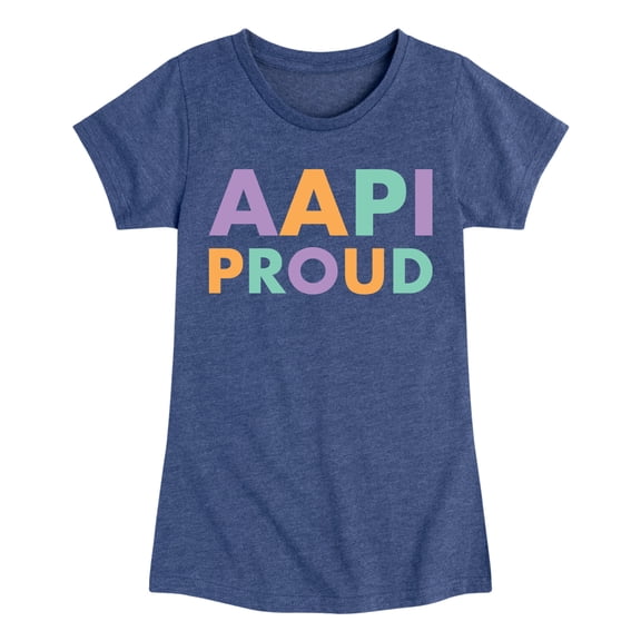 Instant Message - AAPI Proud - Toddler And Youth Girls Short Sleeve Graphic T-Shirt