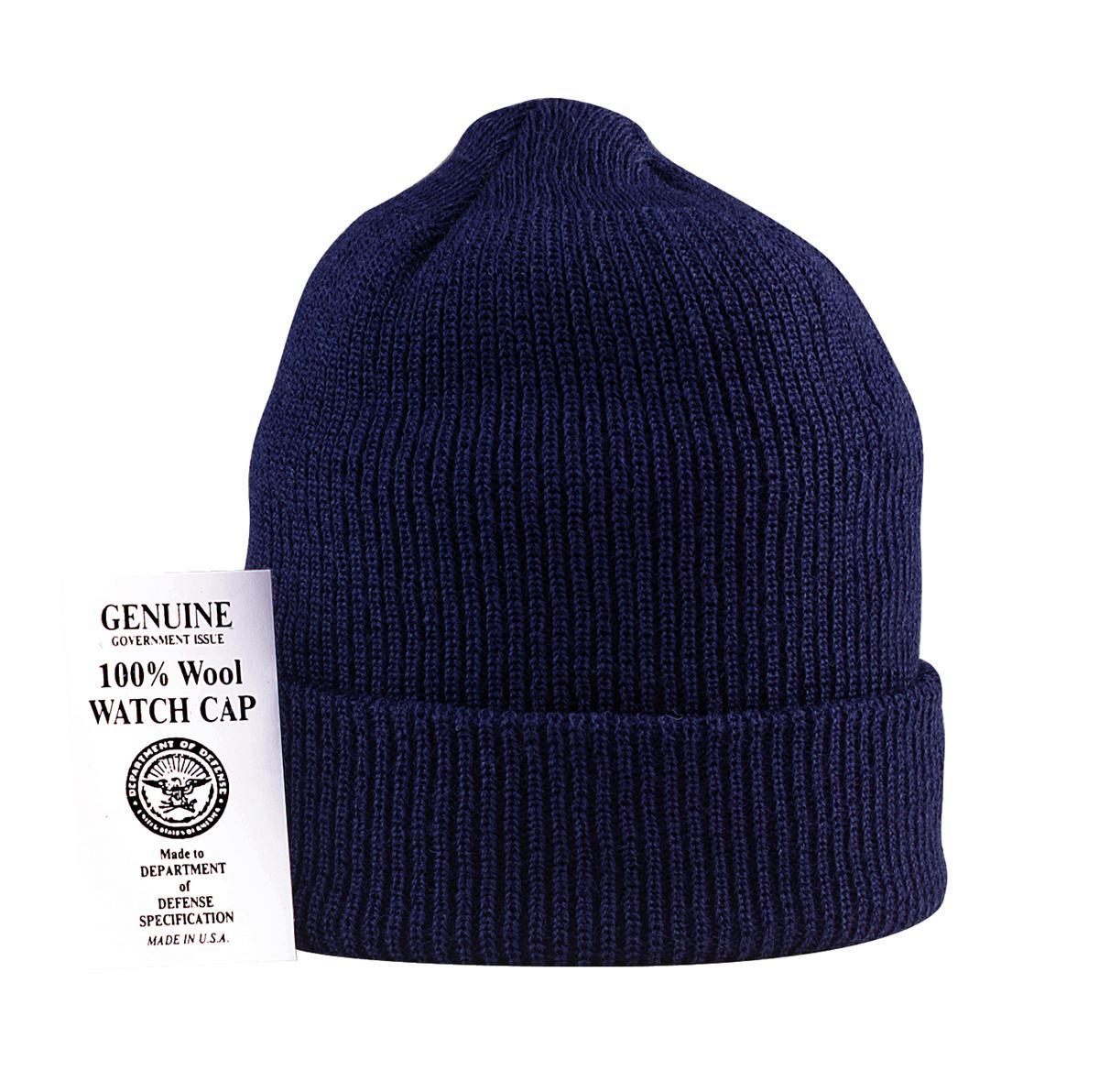 navy knit cap