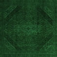 thumbnail image 1 of Ahgly Company Indoor Square Abstract Green Modern Area Rugs, 6' Square, 1 of 4