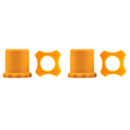 thumbnail image 1 of Peggybuy 2 Pcs Base Antidérapante pour Microphone Protection (Orange), 1 of 7