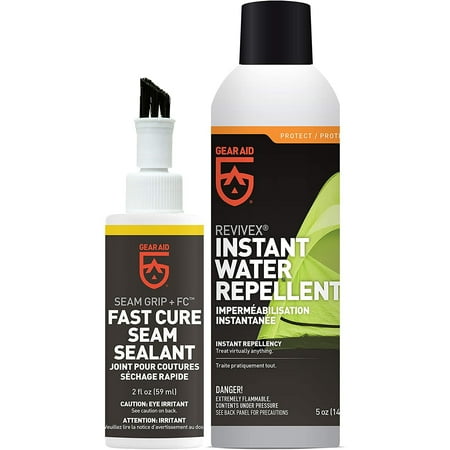 

GEAR AID Tent Waterproofing Spray and Sealer for Nylon Tents Fast Cure Kit