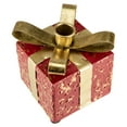 thumbnail image 5 of Northlight 4.5" Red Metal Gift Box Christmas Taper Candle Holder, 5 of 6