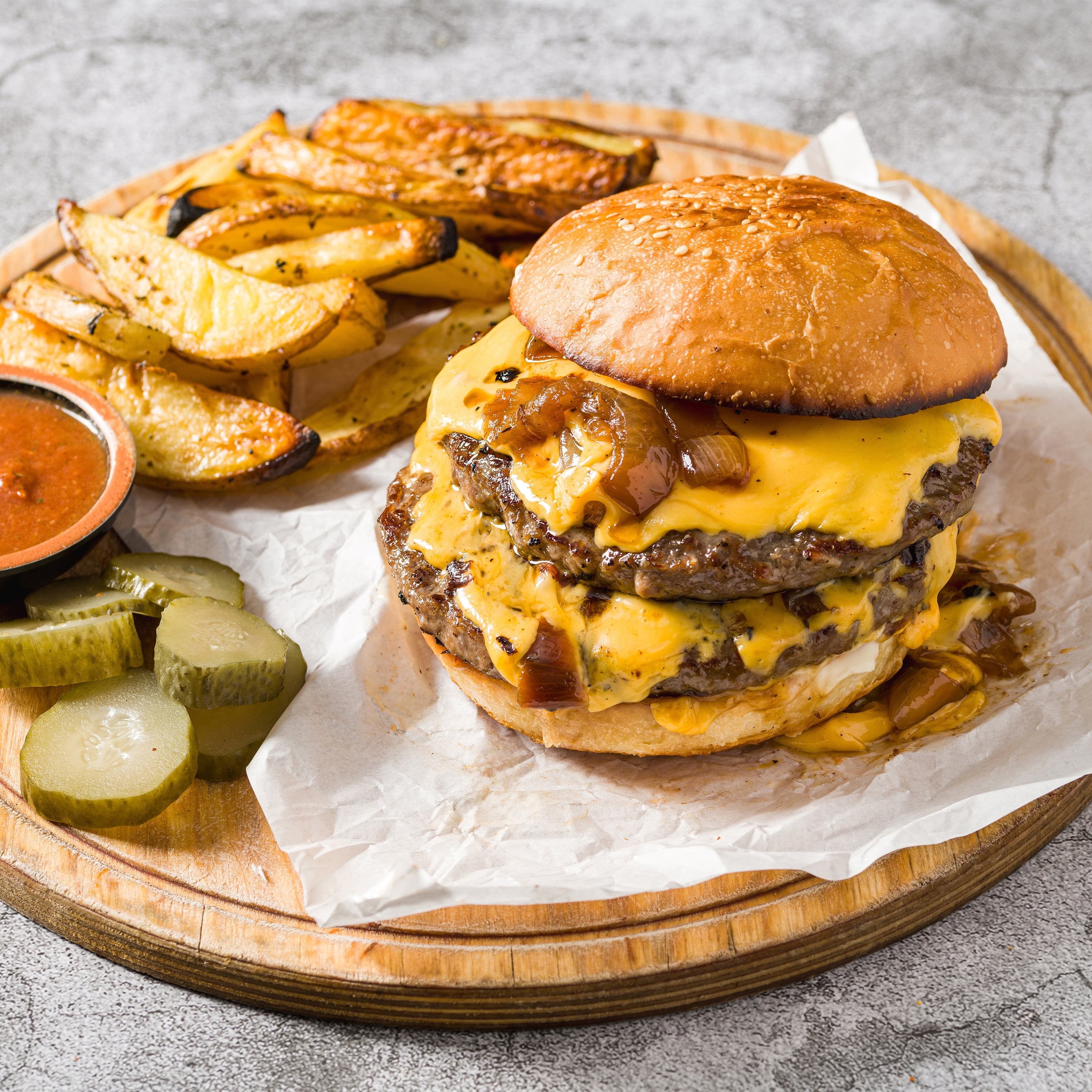 Great Value Smashed Burgers, 2 lbs (Frozen)