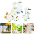 thumbnail image 3 of 4pcs Crystal Animal Figurine Set Decorative Desktop Sculpture Home Office Table Decor, 3 of 5