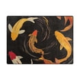 thumbnail image 5 of Yayeee Area Rugs for Living Room 6.7'x4.8' Indoor Non Slip Washable Bedroom Carpet, Black Fish Pattern, 5 of 5