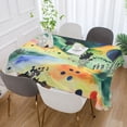 thumbnail image 2 of Yayeee Tablecloths for Rectangular Tables 54 x 72 inch Party Table Cover, Art Field, 2 of 6