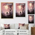 thumbnail image 4 of Designart "love Couple At Pink Sunset" Romantic Landscape Floater Framed Canvas Print, 4 of 7