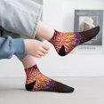thumbnail image 2 of Fuzoiu Fireworks Print Adult Socks, Crew Moisture-wicking Socks, Unisex Cushion Crew Socks,Casual Sports Ankle Socks, 2 of 7