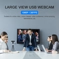 thumbnail image 2 of Cámara web Full HD 1080P Cámara de videoconferencia Cámara web USB con micrófono incorporado Cámara de computadora para, 2 of 8