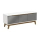 thumbnail image 2 of Rack TV Kappesberg 136 cm Blanco/Gris 3 Puertas, 2 of 10