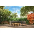 thumbnail image 5 of Leon 7-piece Teak Outdoor Sectional Deep Seating Set with Charcoal Cushion, 5 of 10