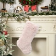 thumbnail image 4 of Christmas Stocking Thick Plush Fabric Hanging Christmas Stocking Decorations for Xmas Holiday Family Party Tree Fireplace Classic Ornaments, 4 of 6