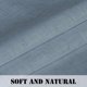 thumbnail image 5 of Elegantes cortinas de mezcla de lino, protección de privacidad, filtrado de luz, paneles de ventana con ojales de níquel, cortinas para dormitorio (juego de 2, 52 x 84 pulgadas, natural), azul piedra, 52 pulgadas de ancho x 72 pulgadas de largo, 5 of 5